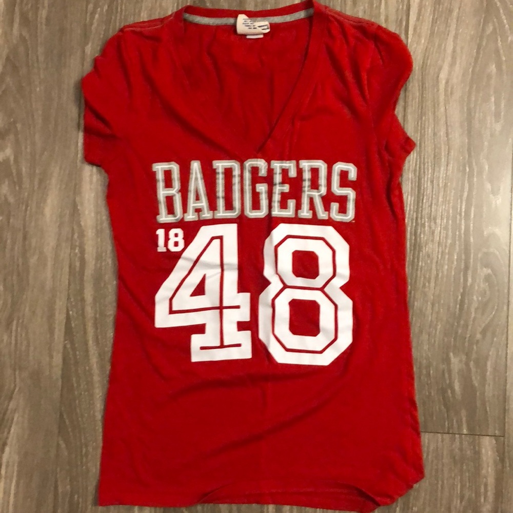 Red Wisconsin Badgers Shirt